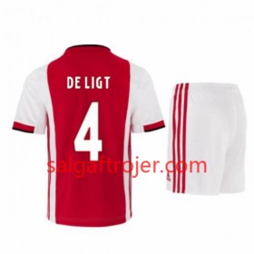 AFC Ajax Fodboldtrøjer Matthijs de Ligt 4 Børn Hjemmebanesæt 2019/20 Kort ærmer